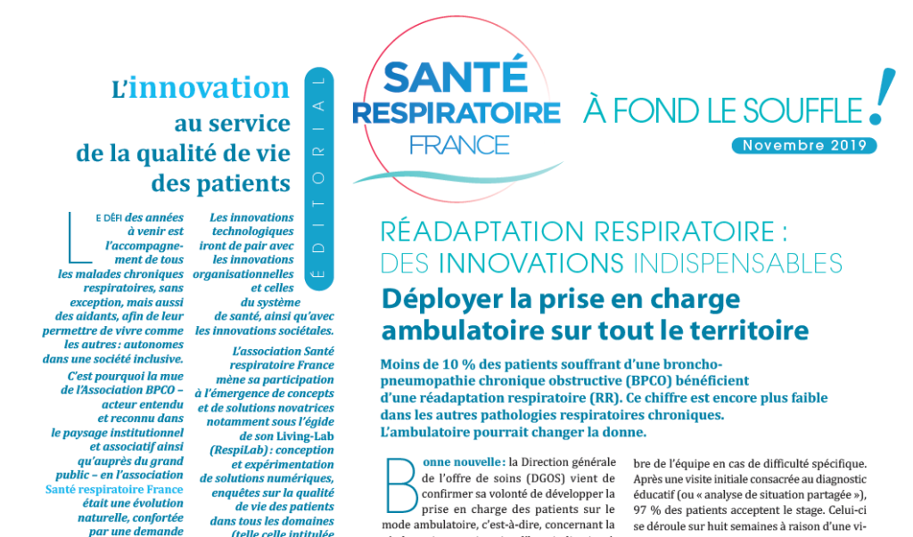 Journal n°19 : L’innovation au service de la qualité de vie des patients