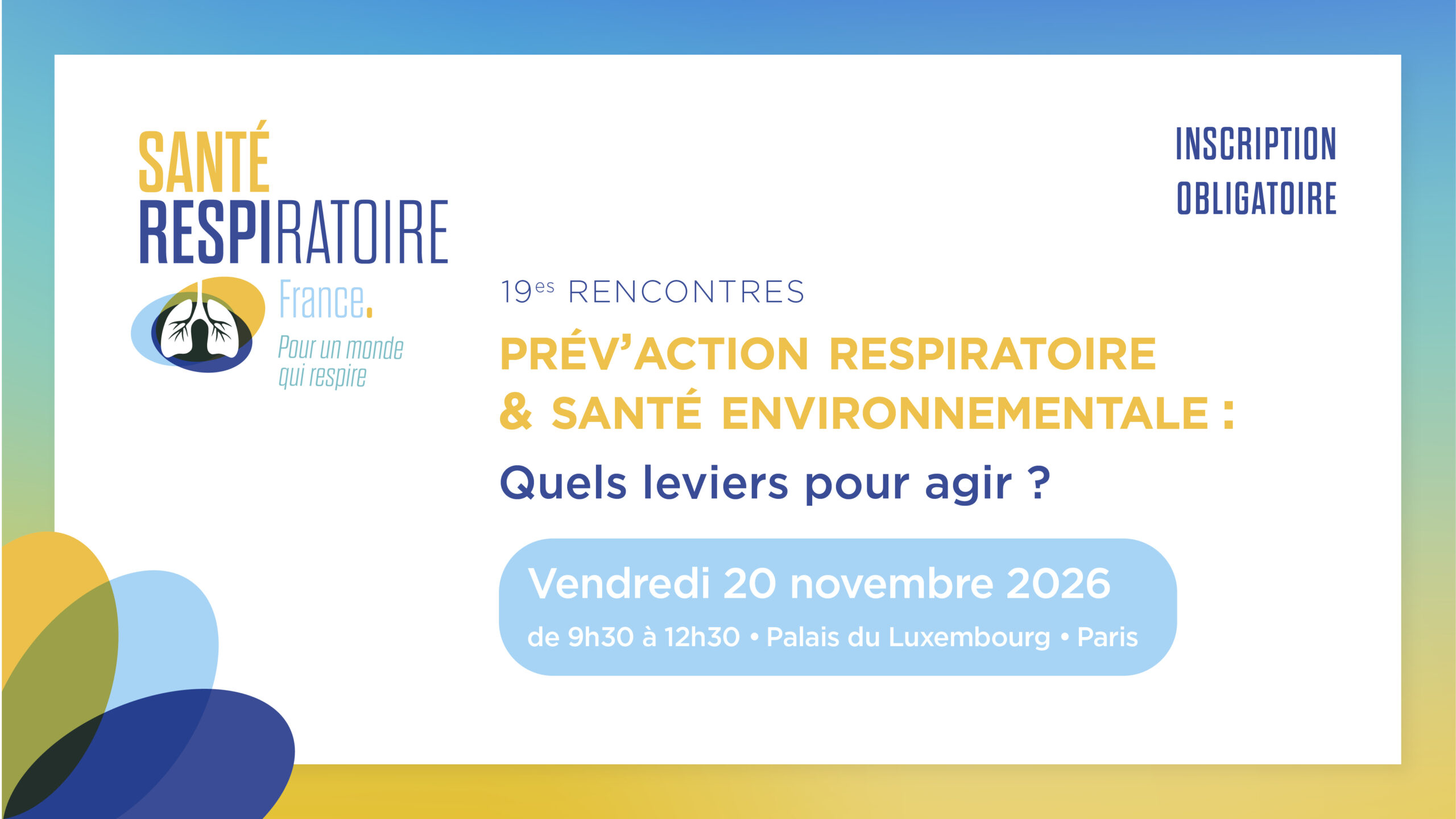 19èmes Rencontres Santé respiratoire France au Sénat
